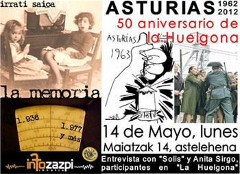 50 Aniversario de las huelgas mineras de 1962 en Asturias