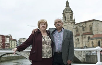 Anita Sirgo (esposa de minero) y Vicente Gutirrez Solis (minero jubilado)