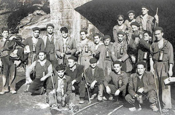 Mineros de La Petra (Ponferrada), 1962. Galicia, Len, Pas Vasco y trabajadores de Valencia, se sumaron a las protestas