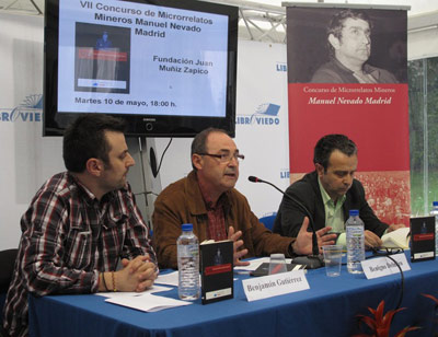 Benjamín Guitiérrez y Benigno Delmiro durante la presentación.