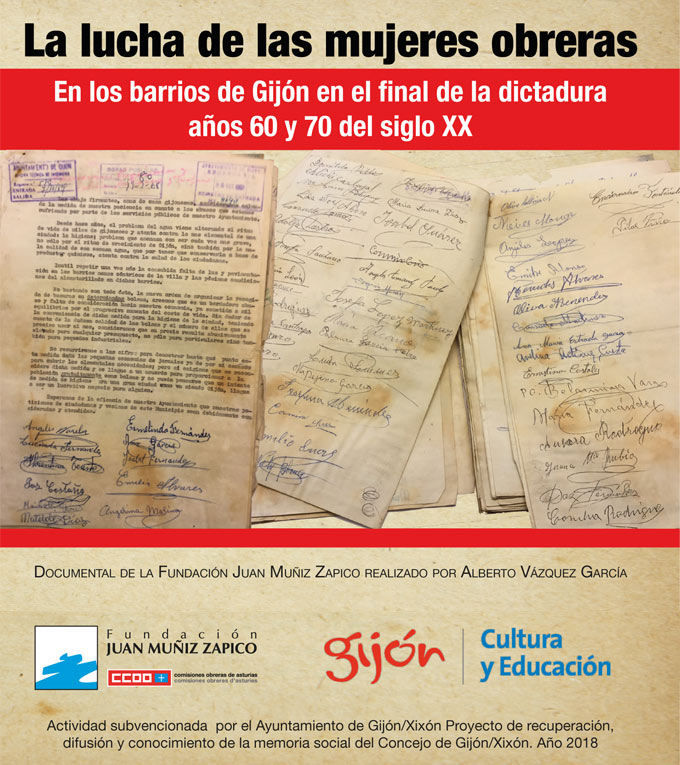 Documental: LA LUCHA DE LAS MUJERES OBRERAS. En los barrios de Gijón en el final de la dictadura. Años 60 y 70 del siglo XX