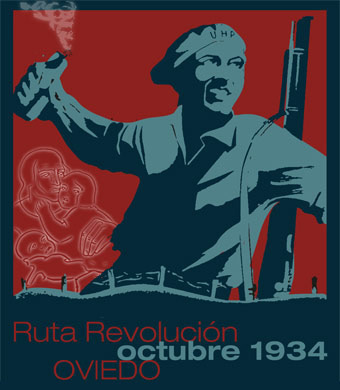 Ruta Revolución octubre 1934 en Oviedo